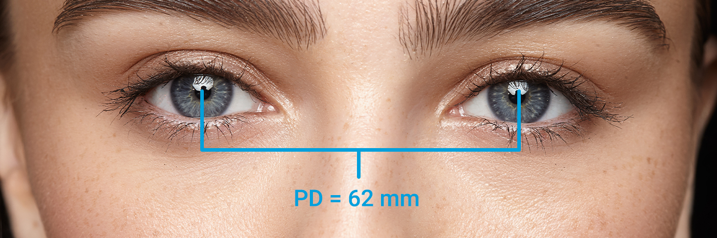 hvordan man måler pupilleafstand(PD)