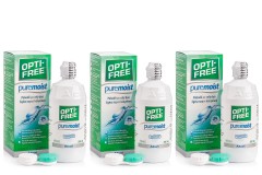 OPTI-FREE PureMoist 3 x 300 ml med etuier