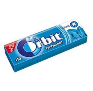 Orbit Pebermynte Tyggegummi 14 g (bonus)