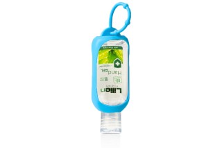 Silikoneholder + en håndrensende gel Lilien 50 ml